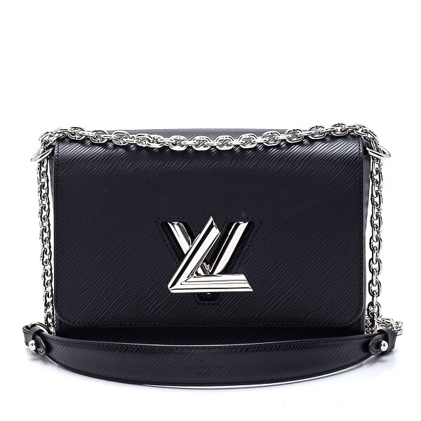 Louis Vuitton - Black Epi Leather Twist MM Bag